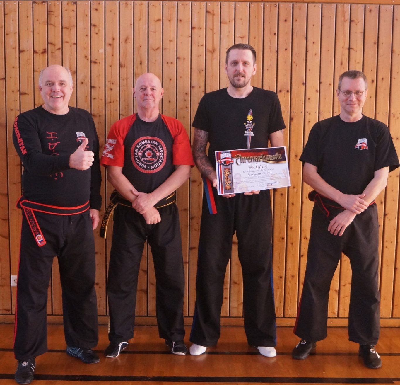 Ehrung 30 Jahre Meister Christian Giesel